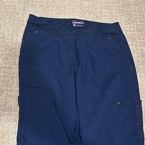 Women’s Purple Label Yoga Navy Scrub Pants Size medium